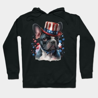 French Bulldog 4th of July Hoodie